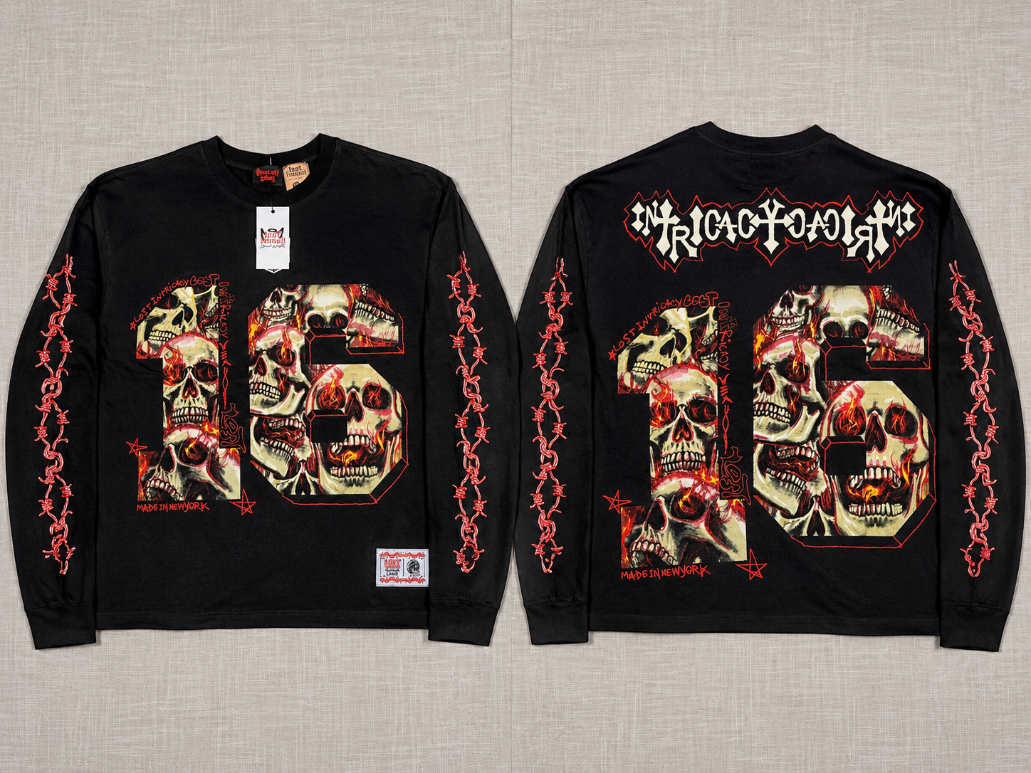 Lost Intricacy 16 Skull Long Sleeve
