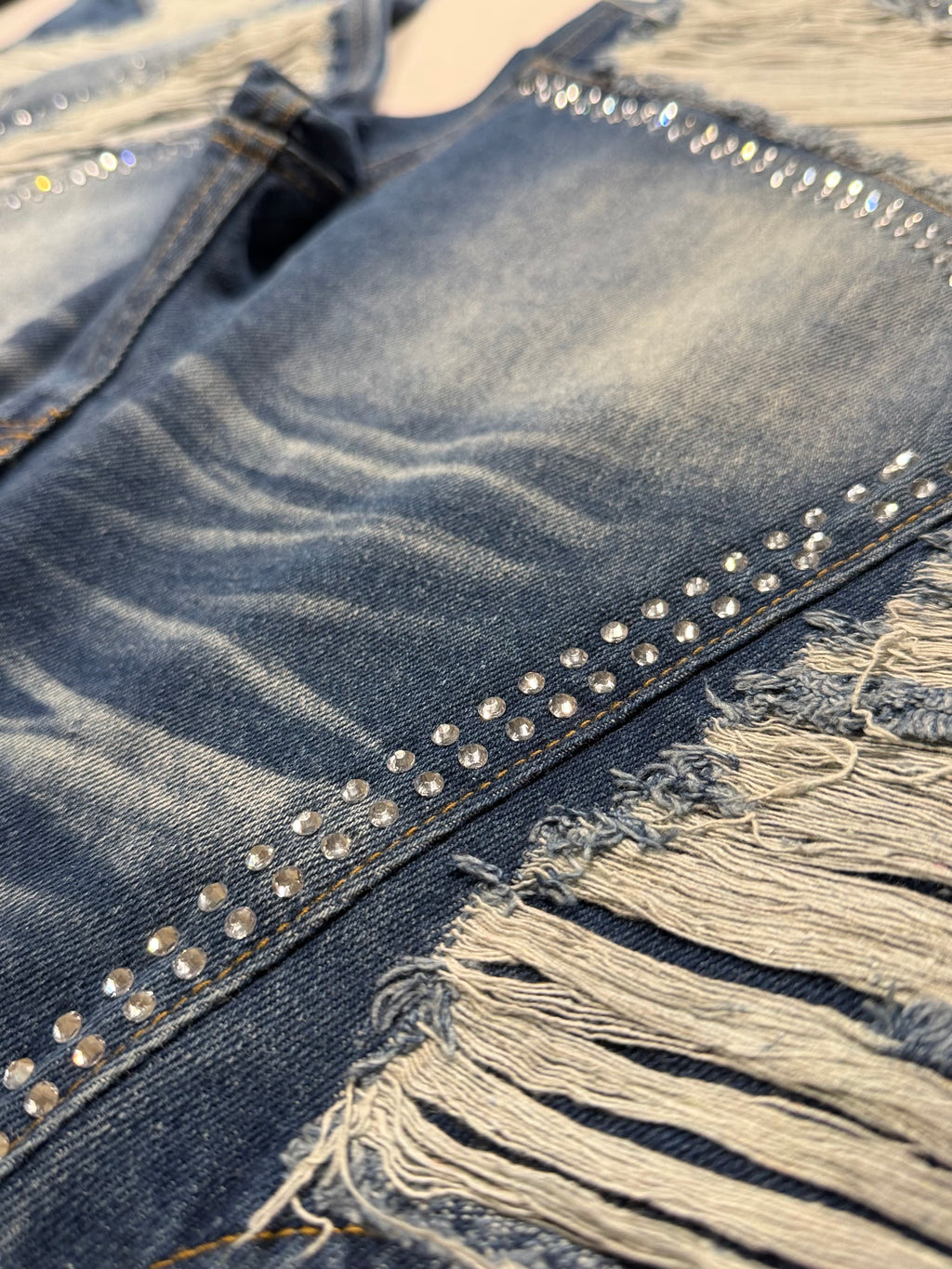 Voyage Studio Rhinestone Flare Denim