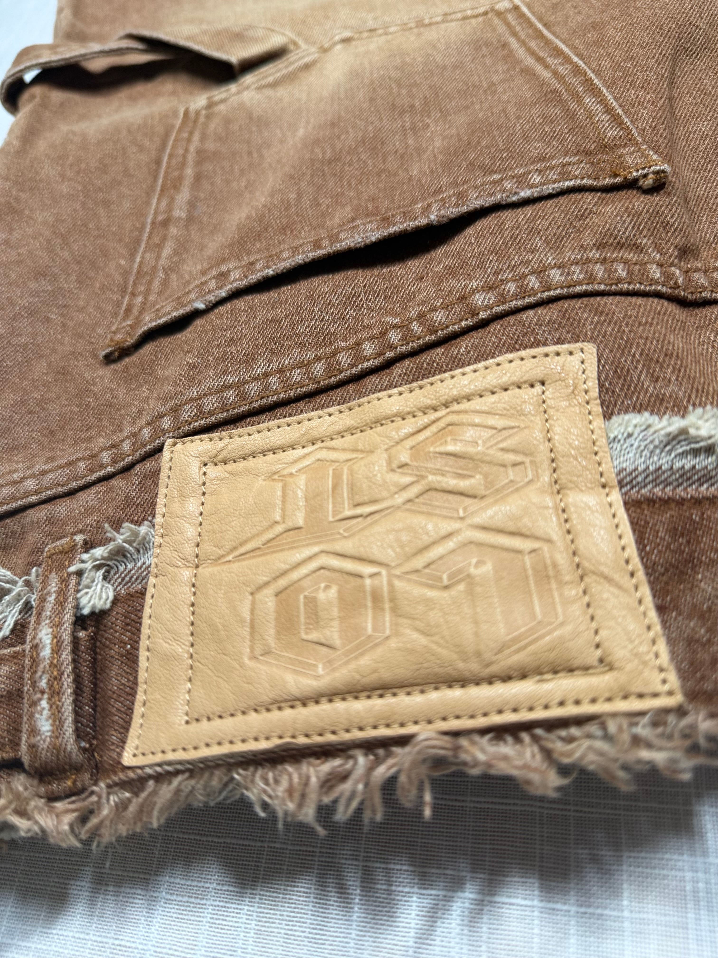 Lost Intricacy Midnight Empire Brown Denim Short