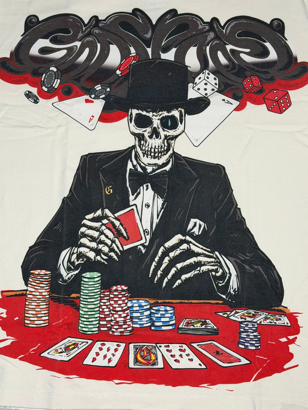 Godspeed Casino Skeleton Tee