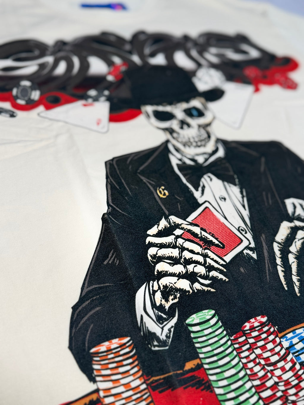 Godspeed Casino Skeleton Tee
