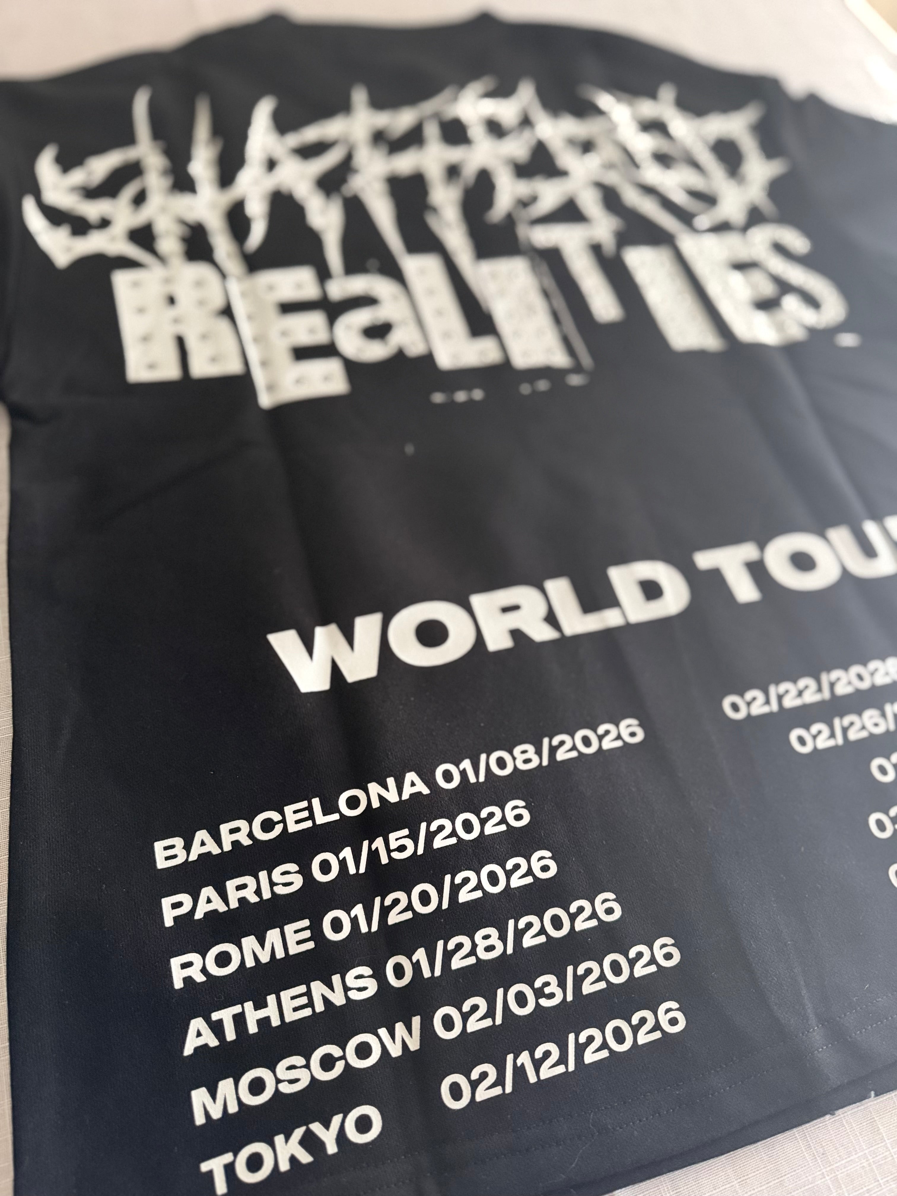 Rare Common Shattered Realities World Tour Tee