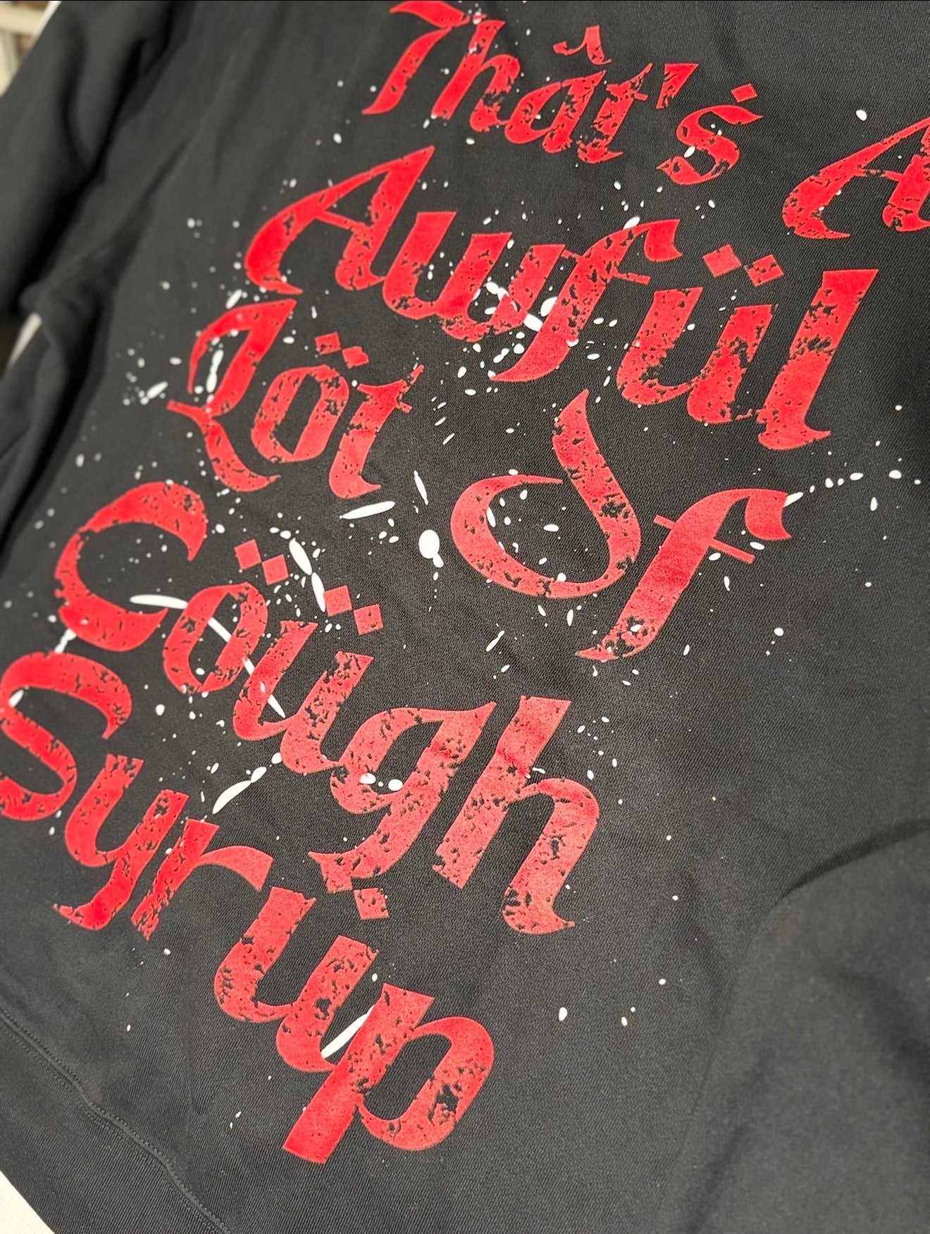That’s An Awful Lot of Cough Syrup Arabic Hoodie