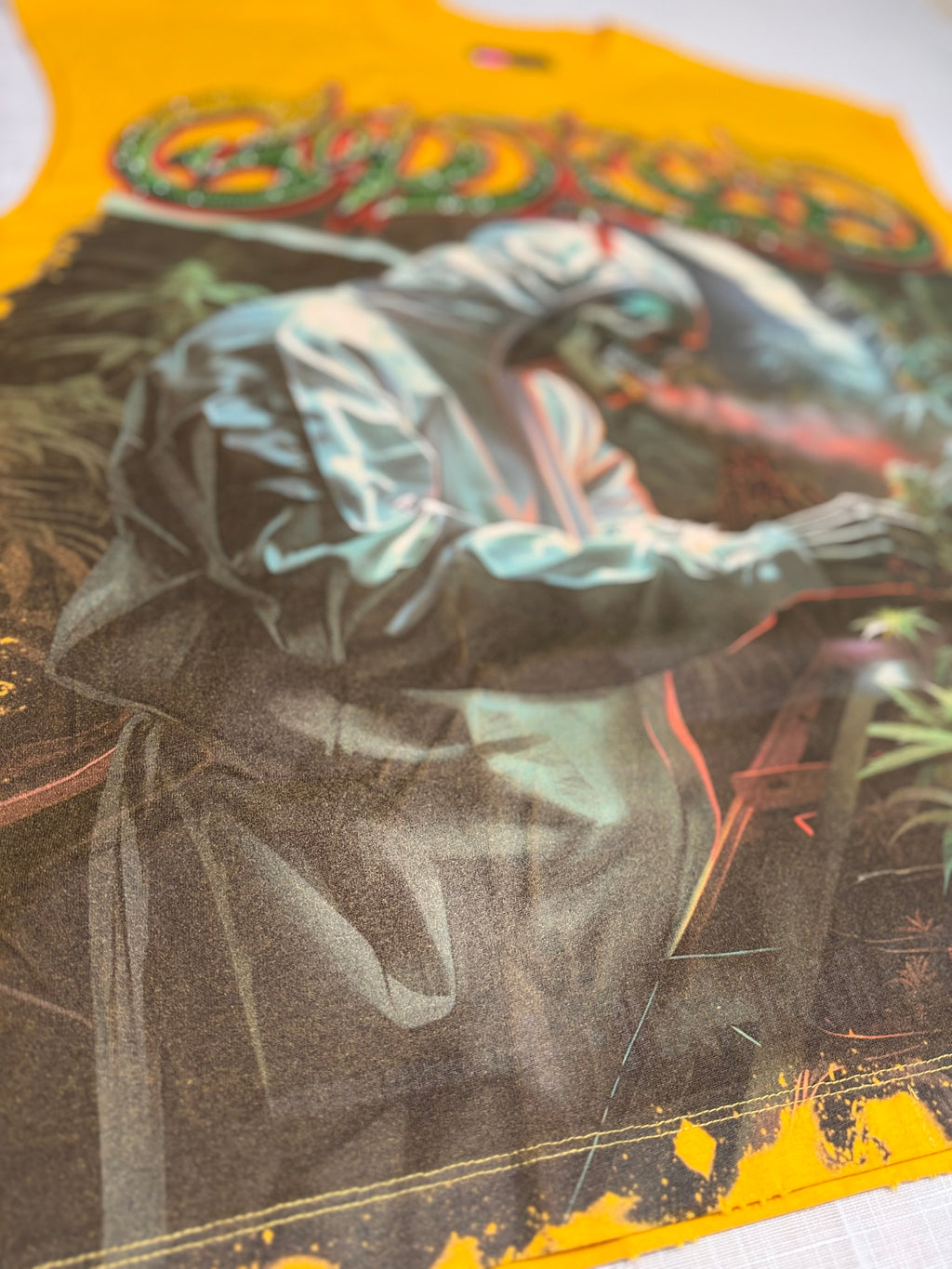 Godspeed It's Legalized Muscle Tee – Yellow (444 Limited Edition)