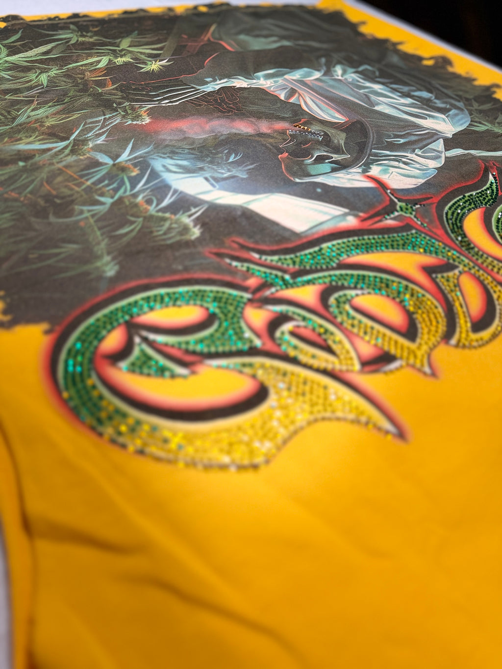 Godspeed It's Legalized Muscle Tee – Yellow (444 Limited Edition)
