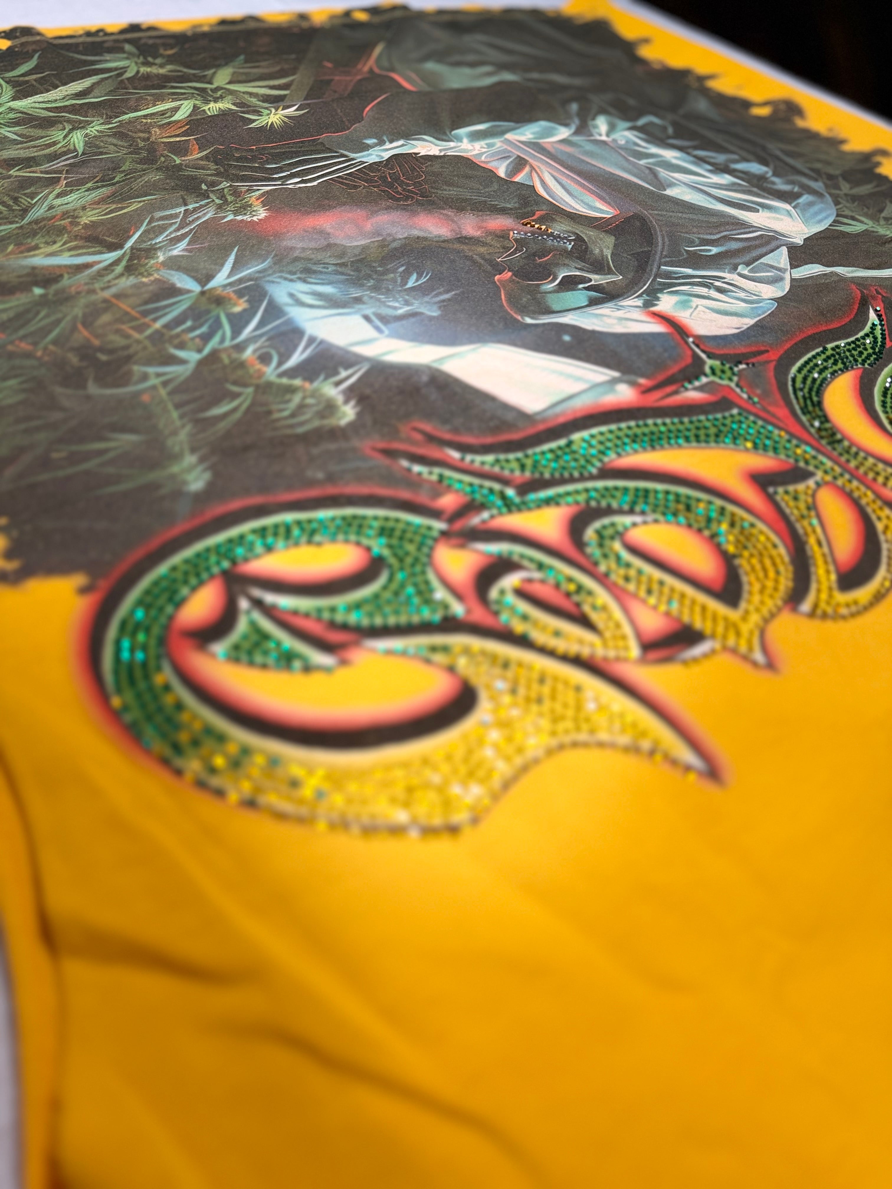 Godspeed It's Legalized Muscle Tee – Yellow (444 Limited Edition)