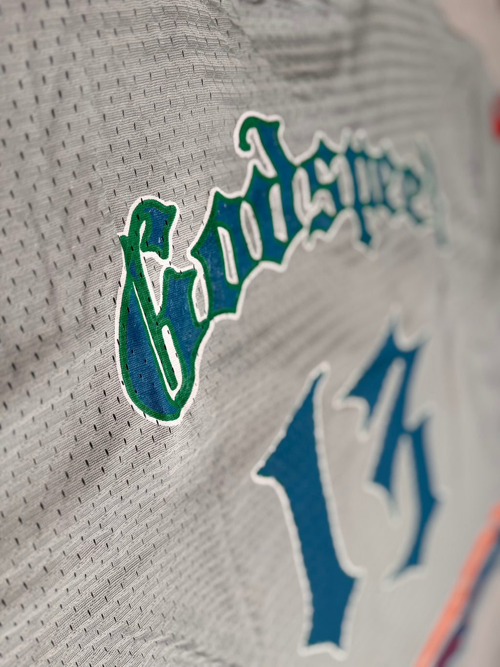 Godspeed New York First Down Jersey - Teal & Orange