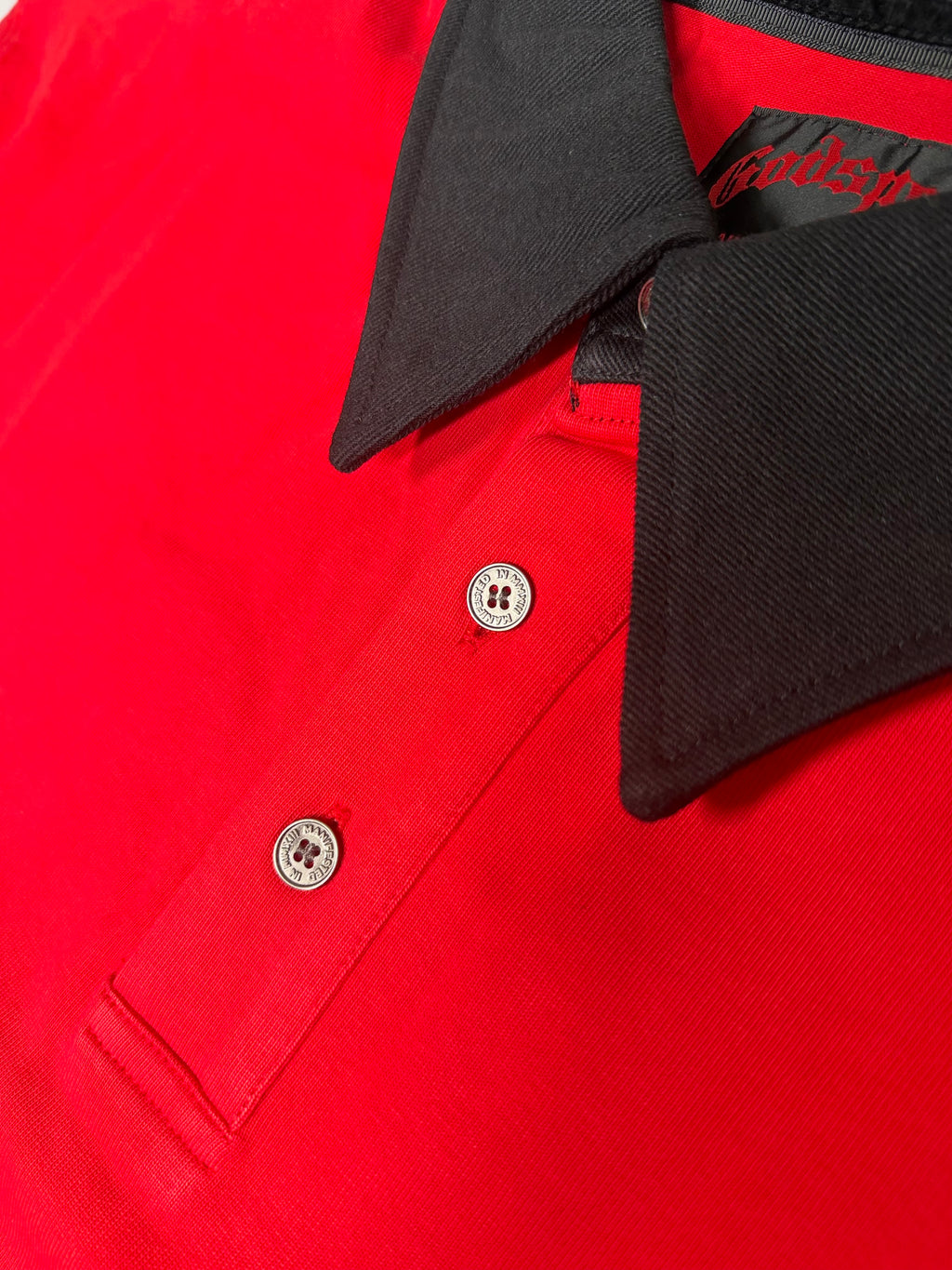 Godspeed Victor Minimal Crest Polo - Red
