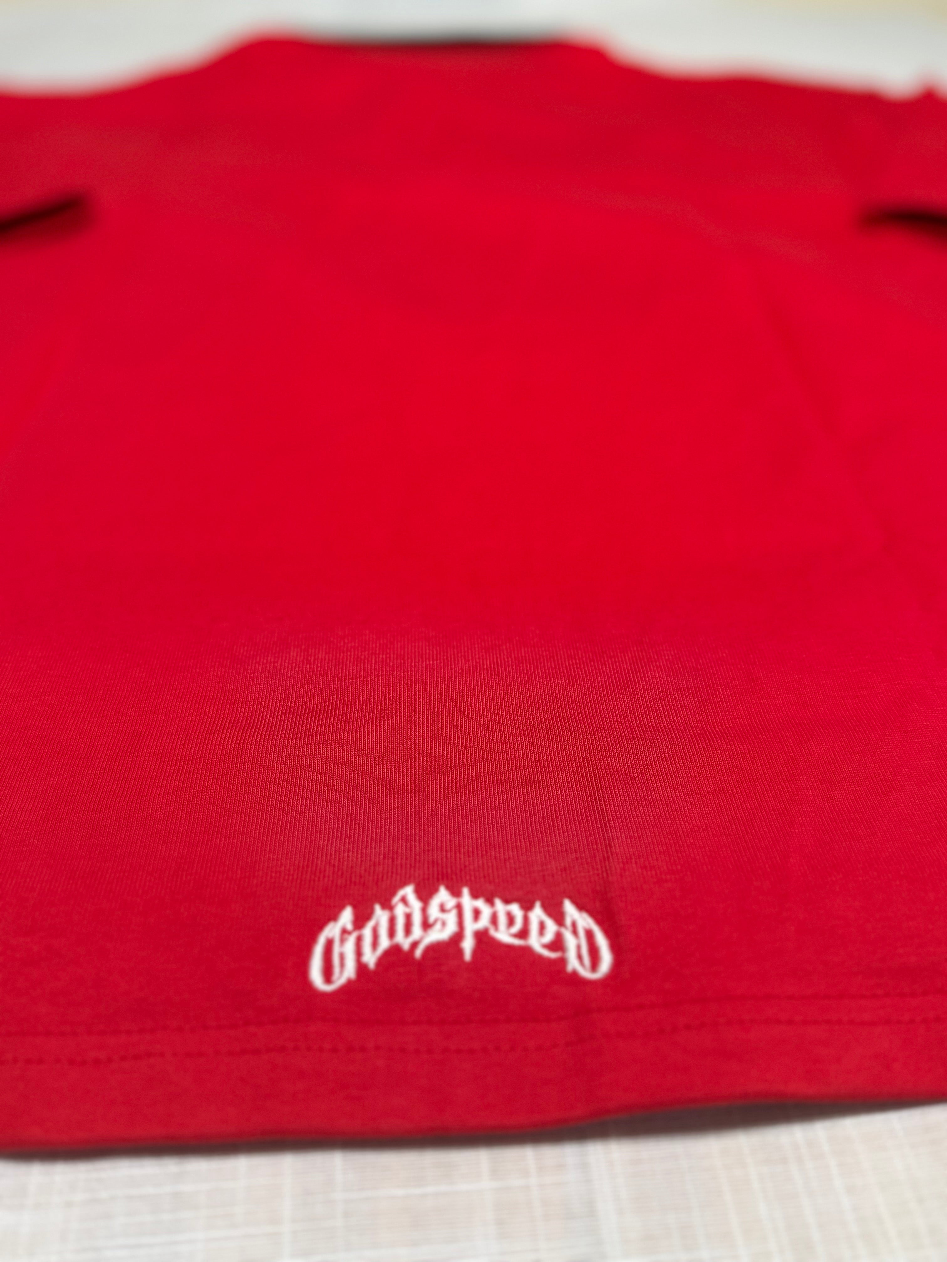 Godspeed Victor Minimal Crest Polo - Red