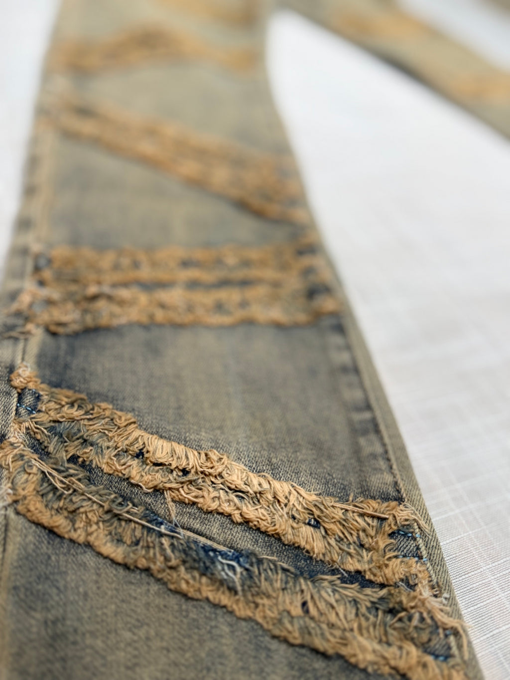 Anom Jeans ZigZag Dirty Wash Slim Fit Jeans