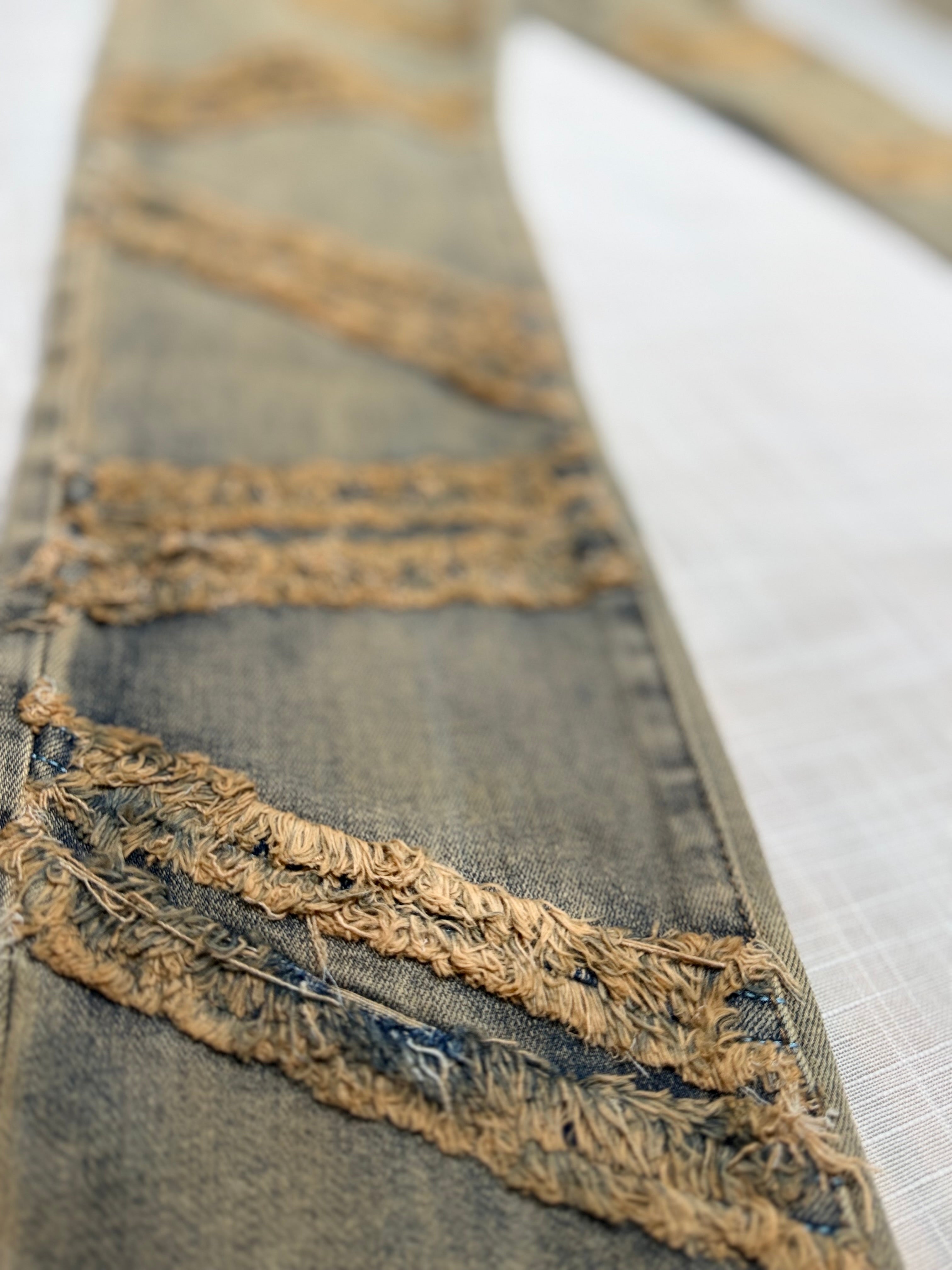 Anom Jeans ZigZag Dirty Wash Slim Fit Jeans