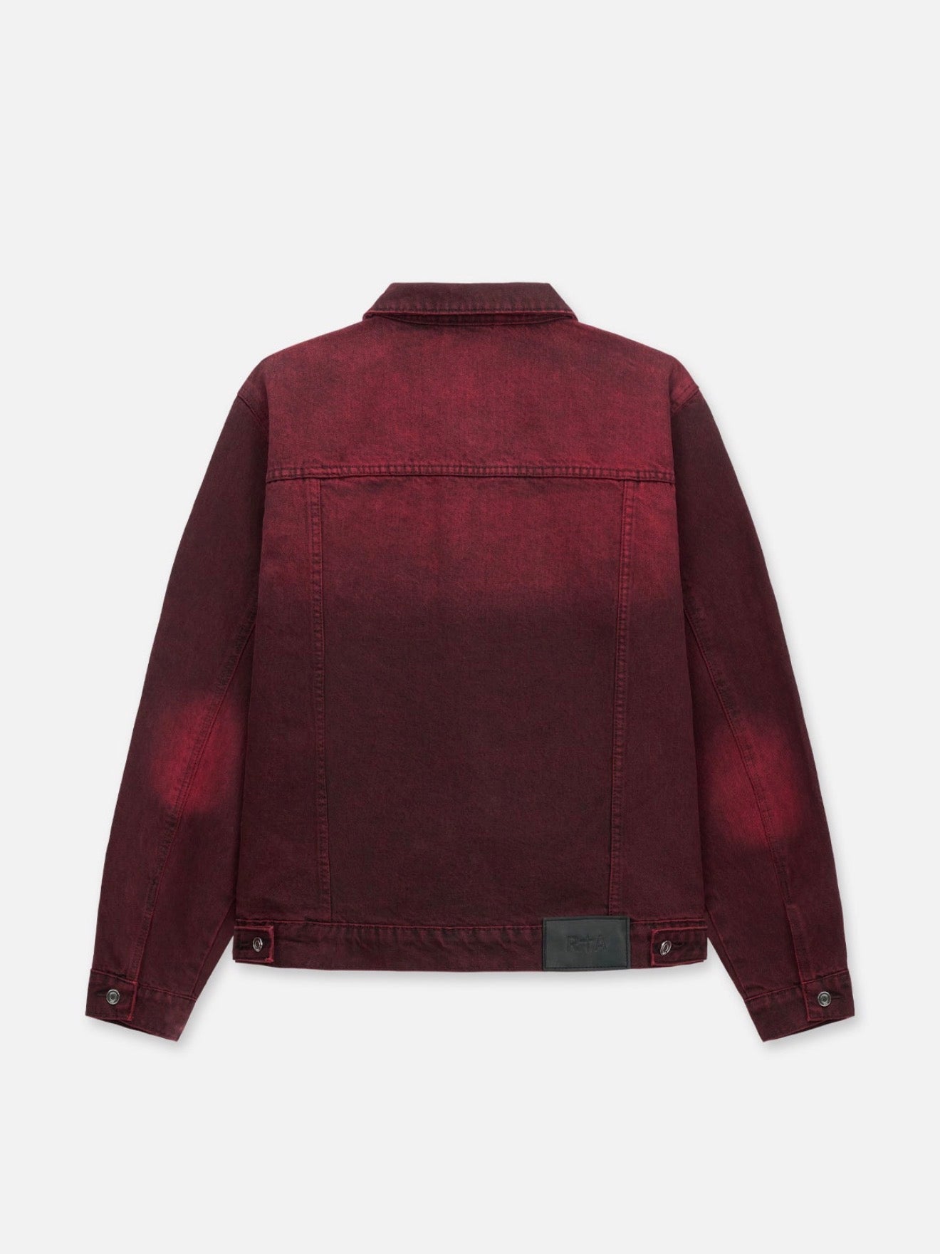 RTA Elmer Denim Jacket - Red Grain