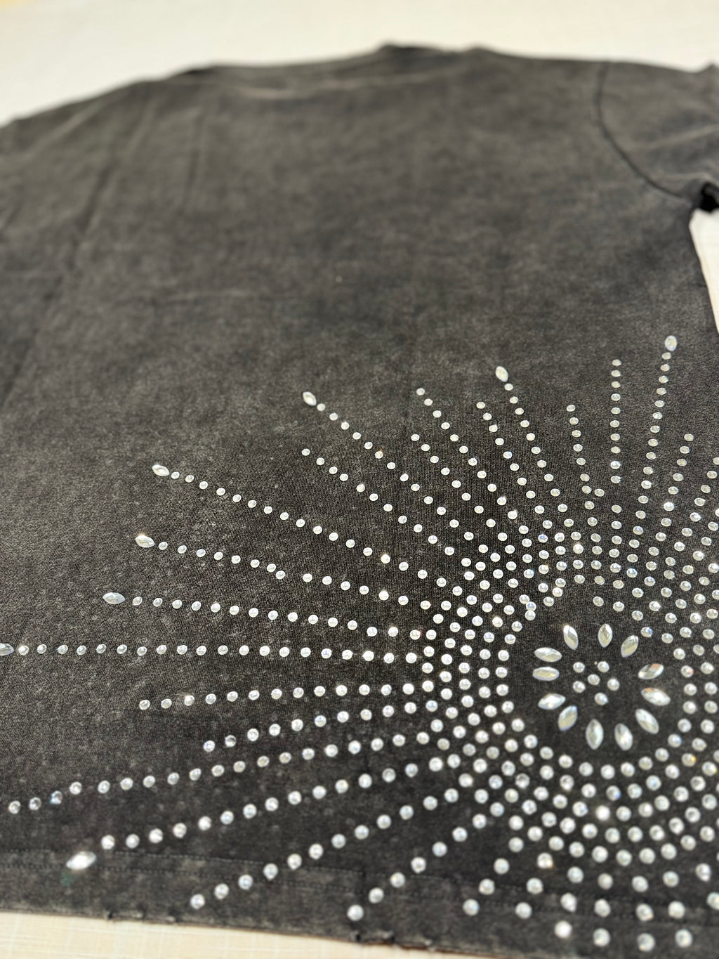 Politics Studios Pryde #089 Rhinestone Tee – Black