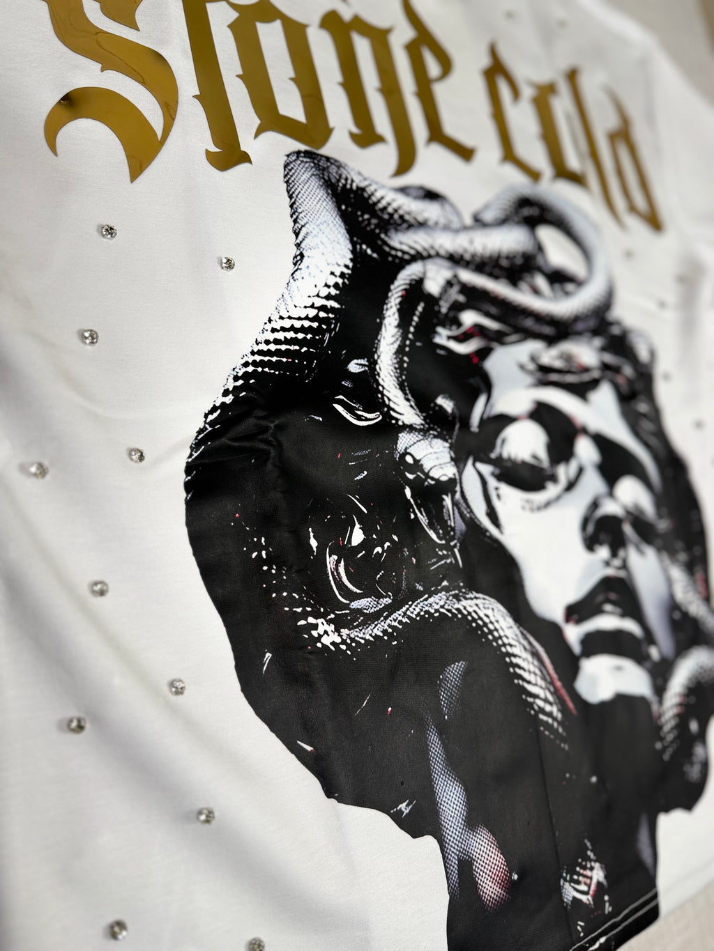 Rare Common Stone Cold Still Beating Rhinestone Tee