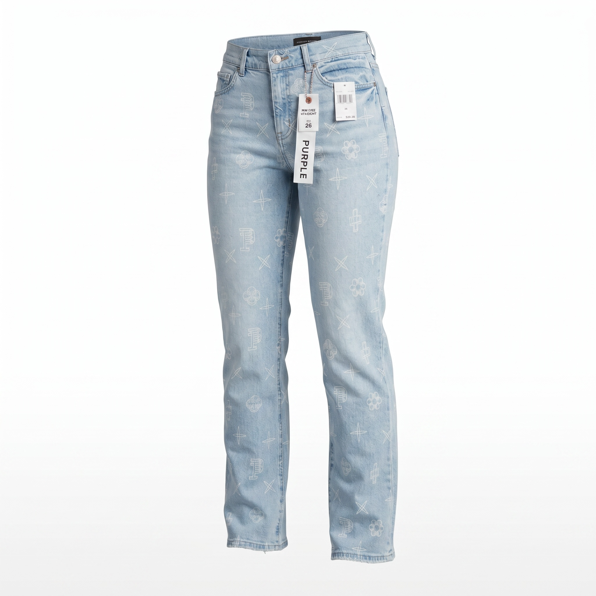 Purple Brand  Monogram Denim