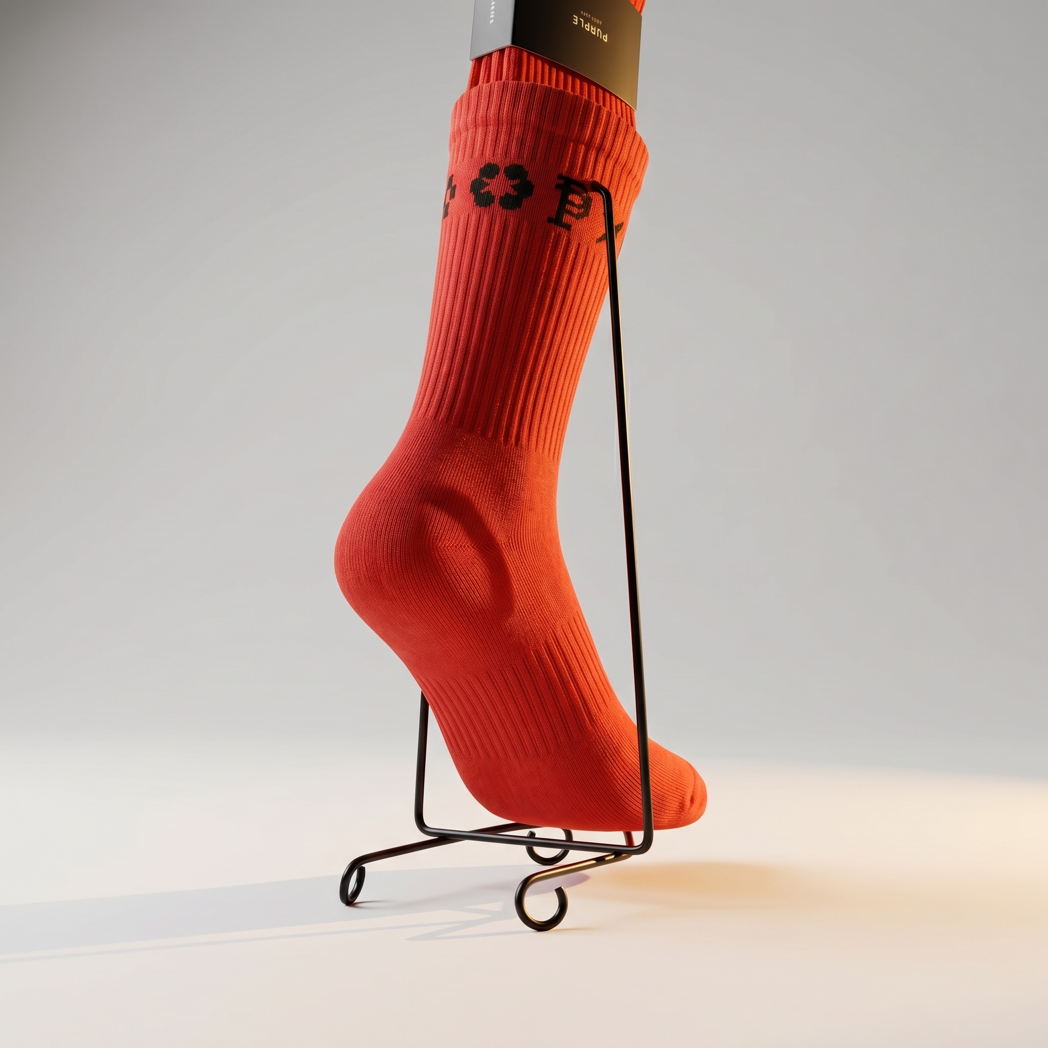 Purple Brand P×X Socks Red/Orange