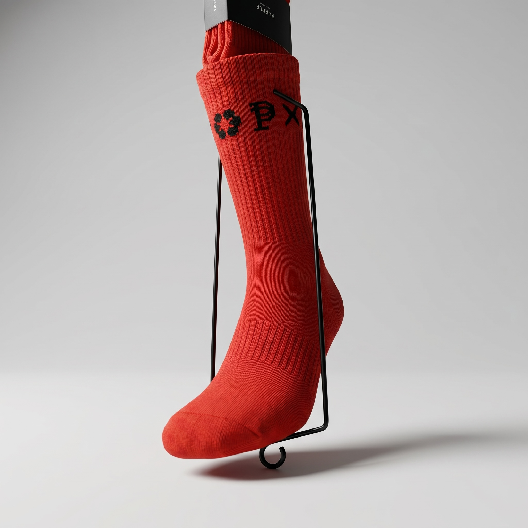 Purple Brand P×X Socks Red/Orange