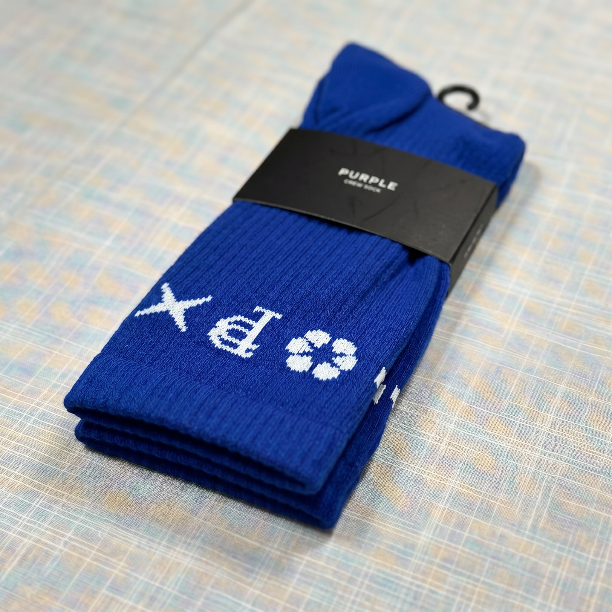Purple Brand P×X Socks Blue