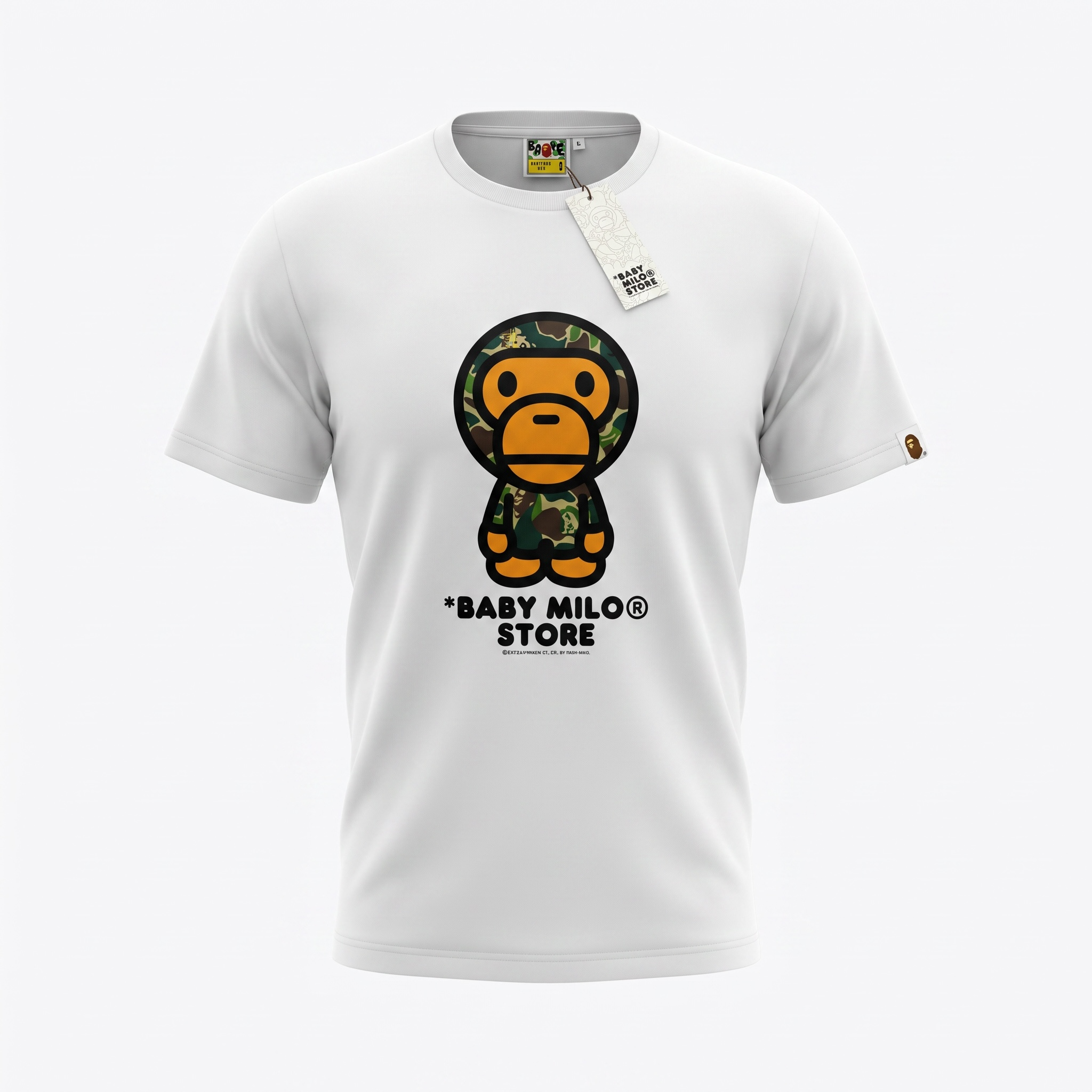BAPE Baby Milo Baby Milo Store Camo Face Tee
