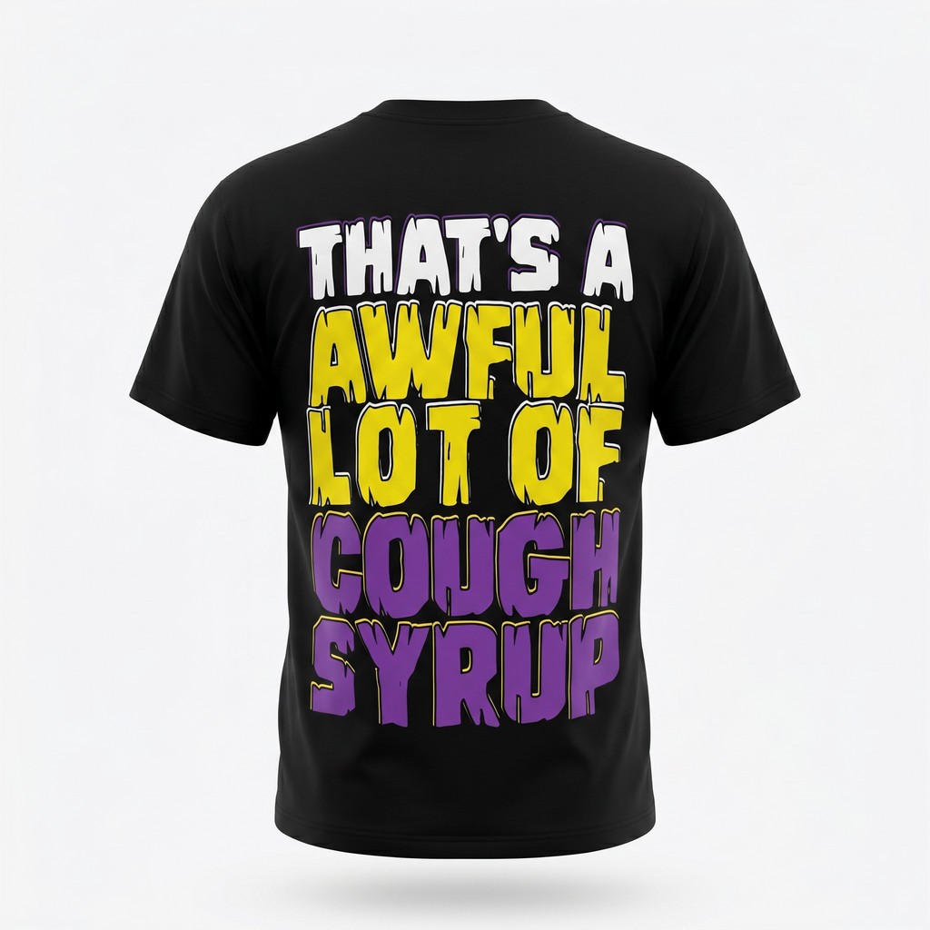 That’s An Awful Lot of Cough Syrup Pinhead Hellraiser Tee