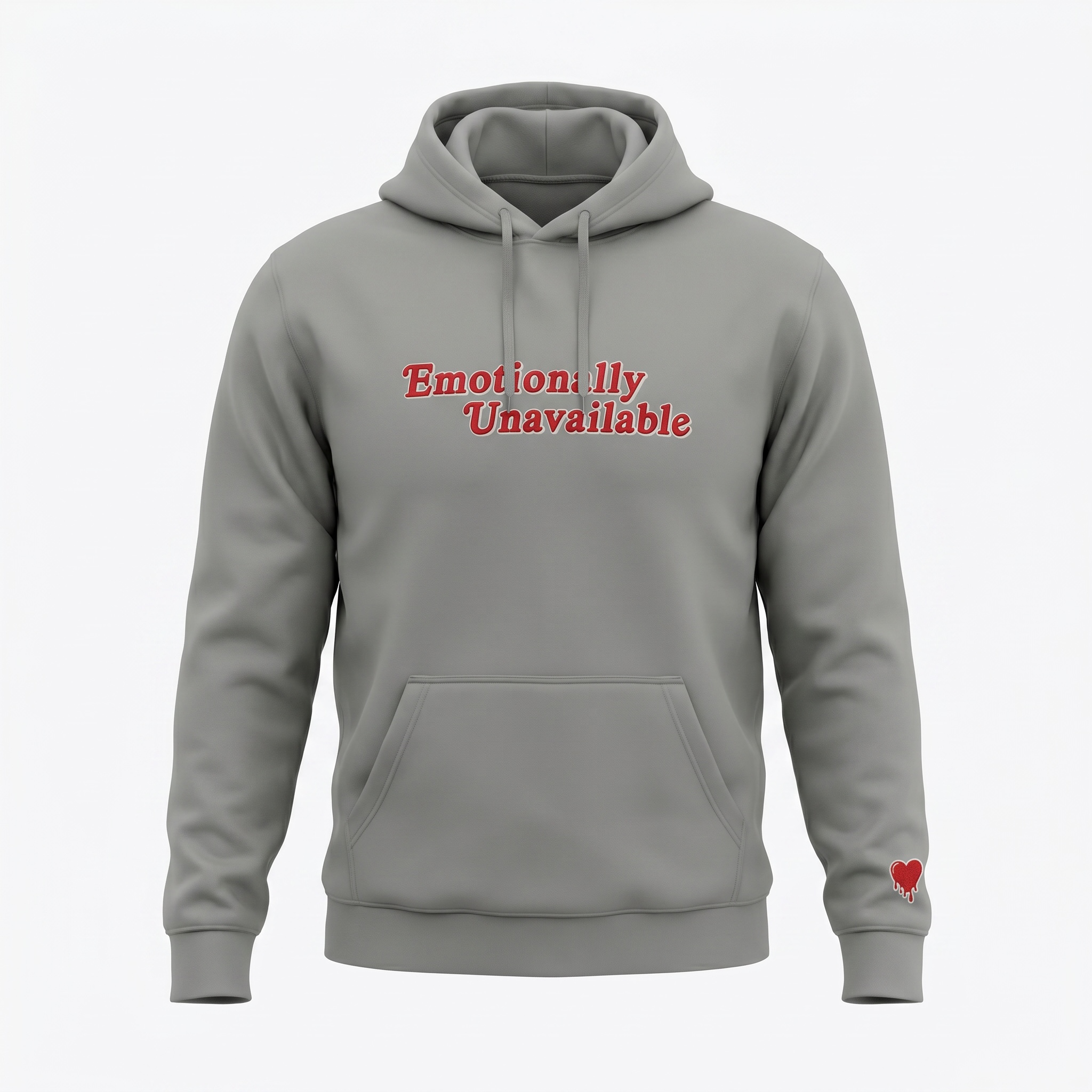 Emotionally Unavailable x Rolling Stones Grey Hoodie