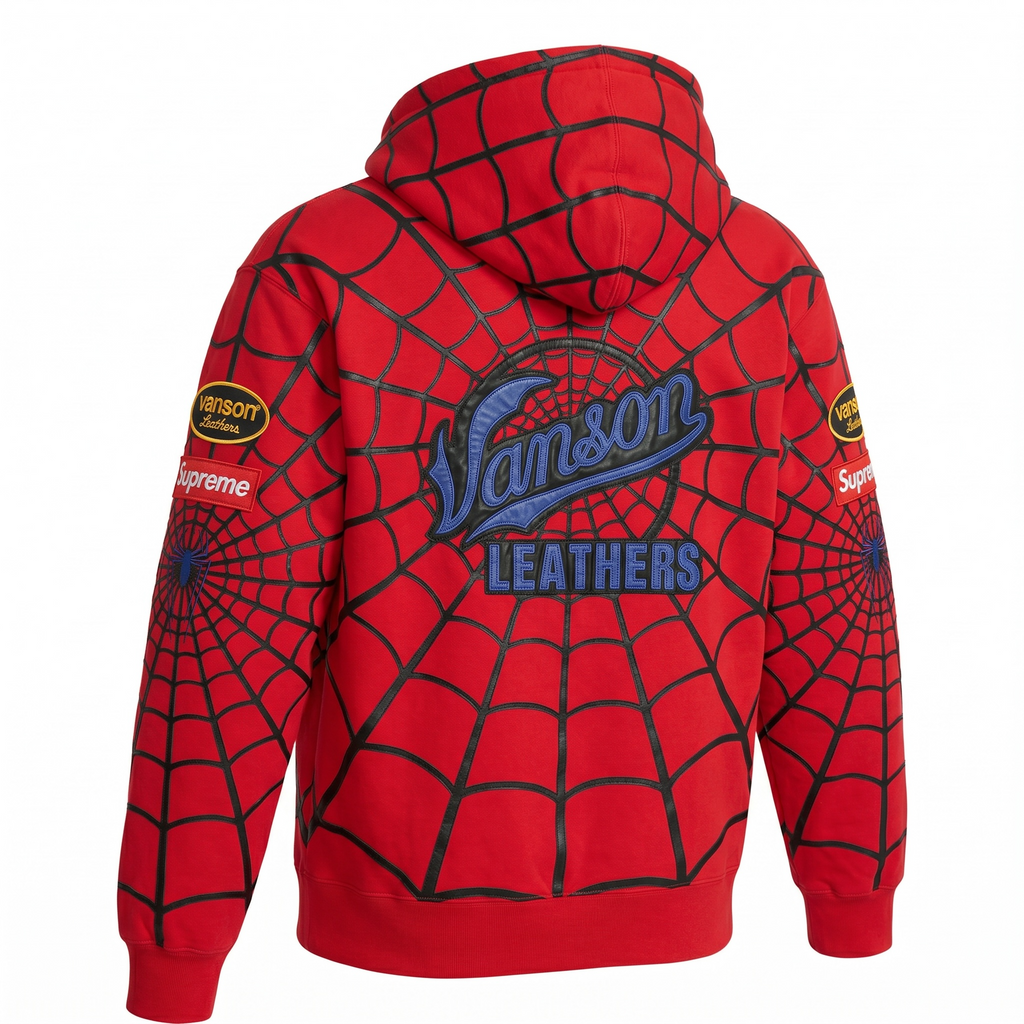 Supreme x Vanson Supreme x Vanson Spiderman Zip Hoodie