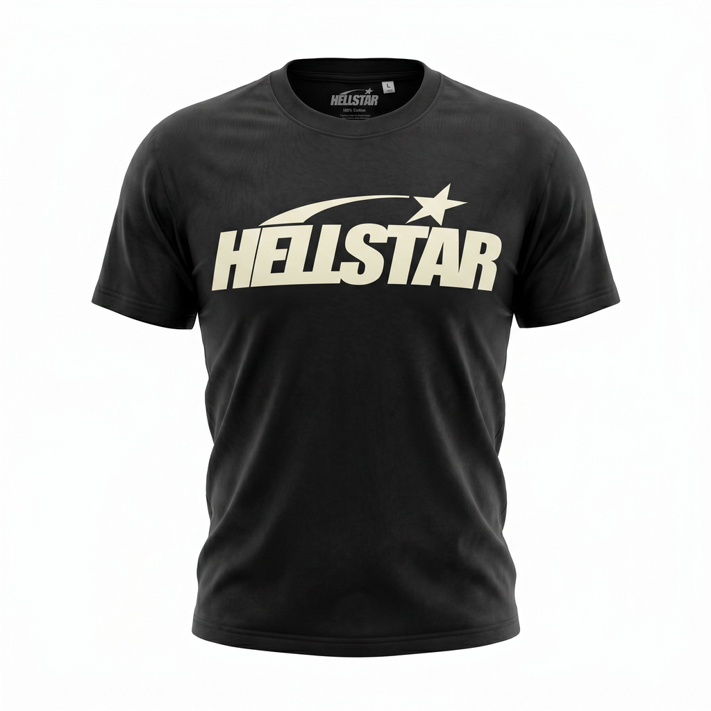 Hellstar Classic Logo T-Shirt Black/Cream