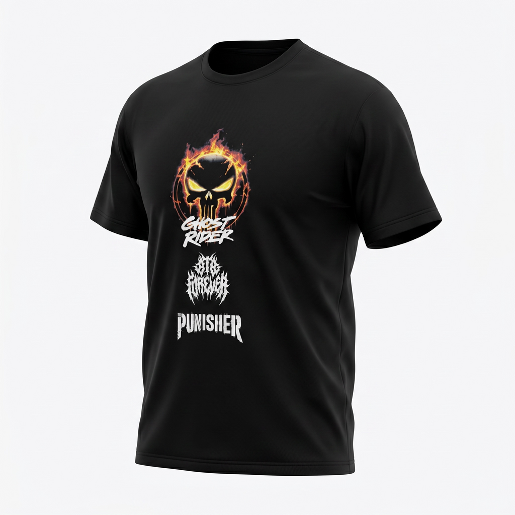 Dechire Lifestyle Ghost Rider x Punisher Tee