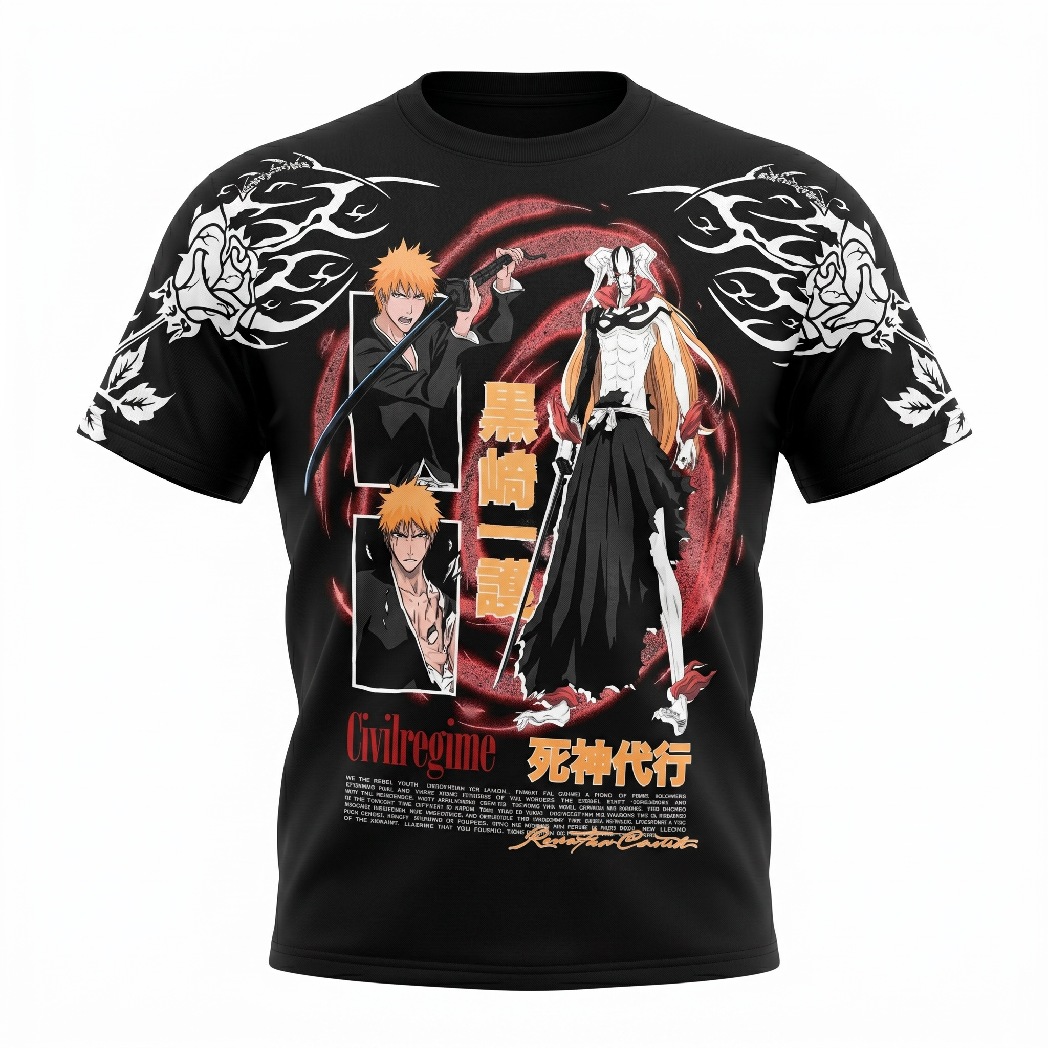 Civil Regime x Bleach Ichigo Kurosaki Tee