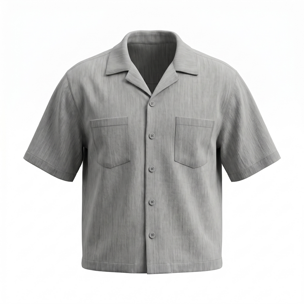 Ananke Oversized Short Sleeved Camp Shirt / Boxy