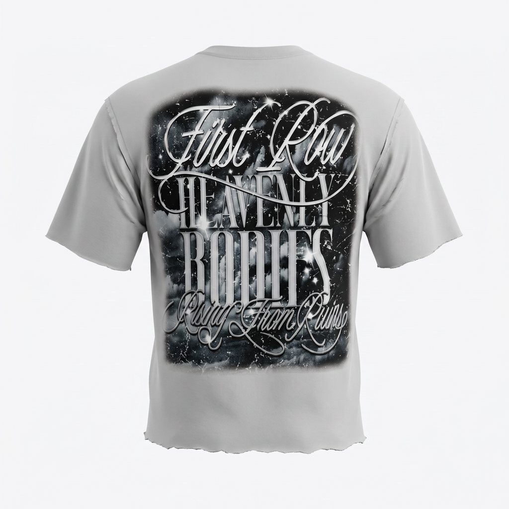 First Row Heavenly Bodies Tee