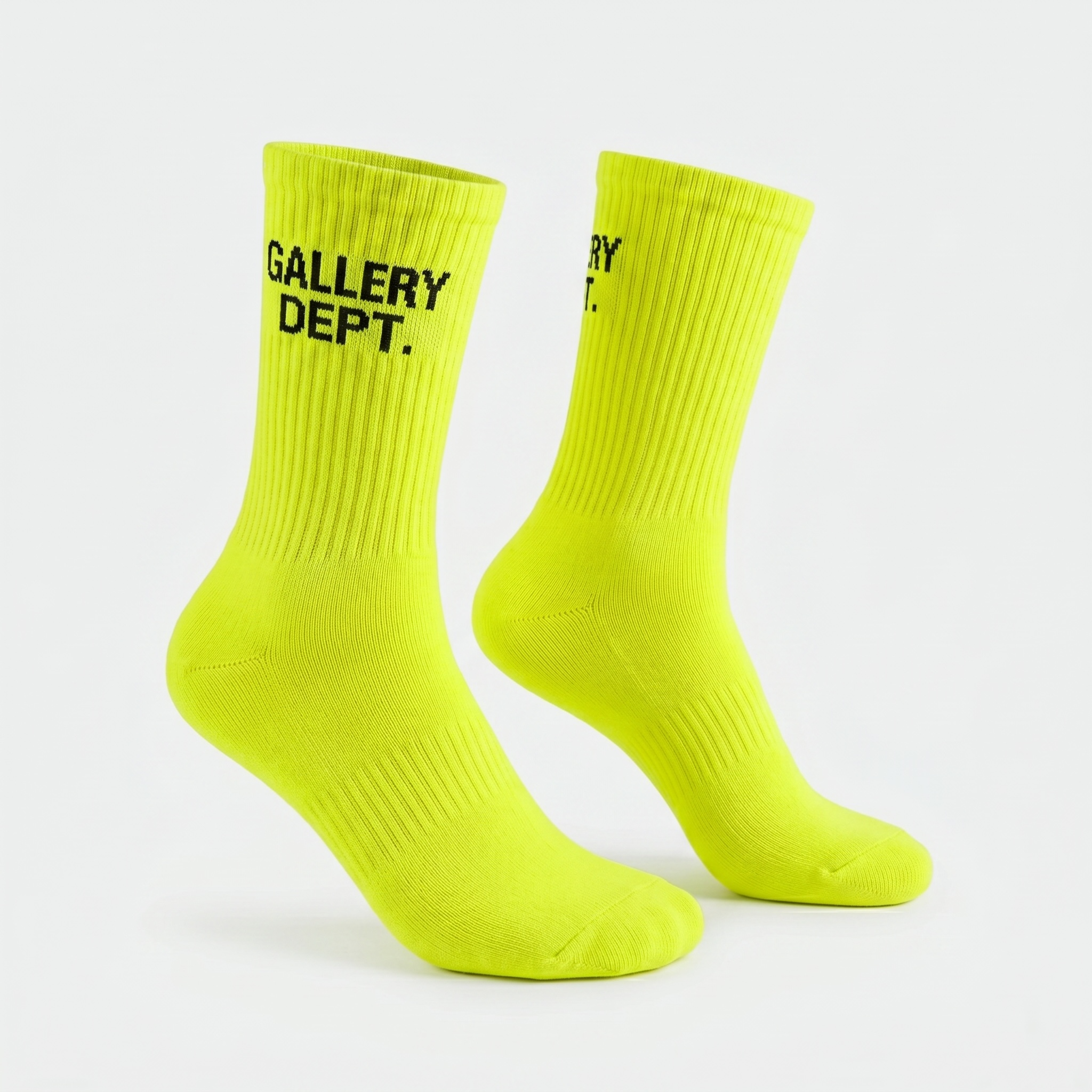 Gallery Dept. Logo Socks Volt Yellow