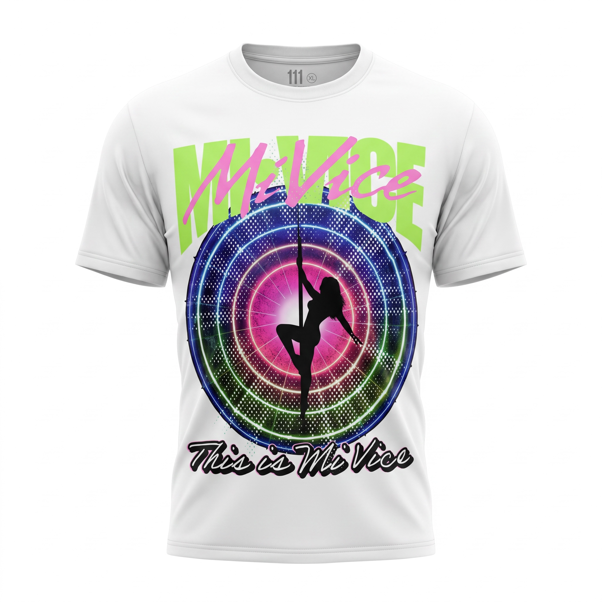 Mi-Vice Neon Graphic Tee