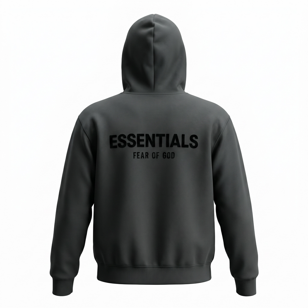 Fear of God Essentials Pullover Hoodie Charcoal