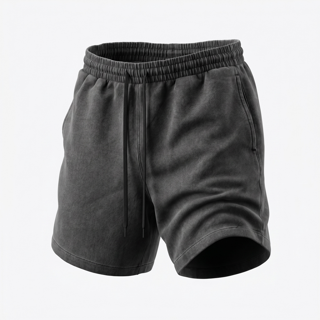 Ananke Washed Black Shorts