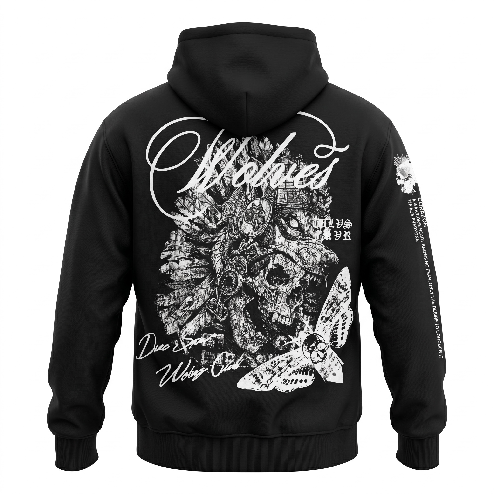 Darc Sport Wolves Bravery Pierce Hoodie (1 of 500)