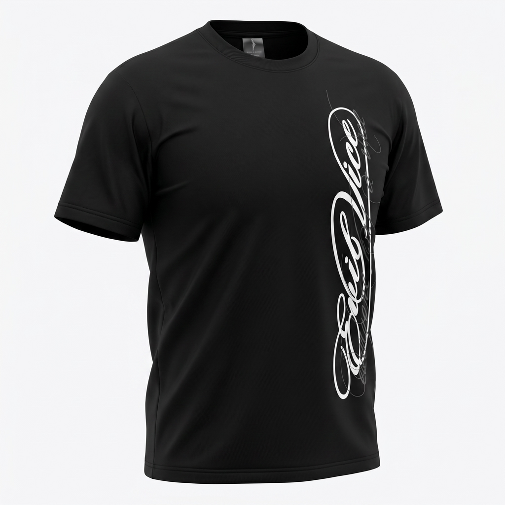Evil Vice Script Logo Tee