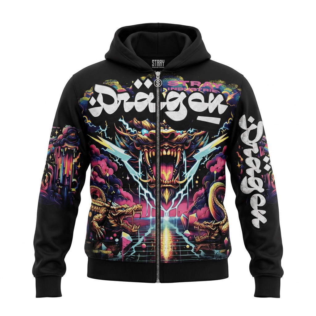 Stray Industries Drägen (Dragon) Full Zip Hoodie