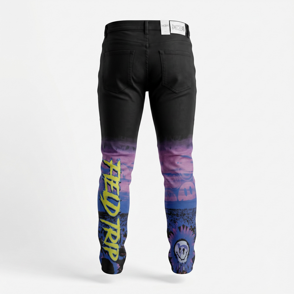 Sugarhill Gradient Jeans Purple/Blue