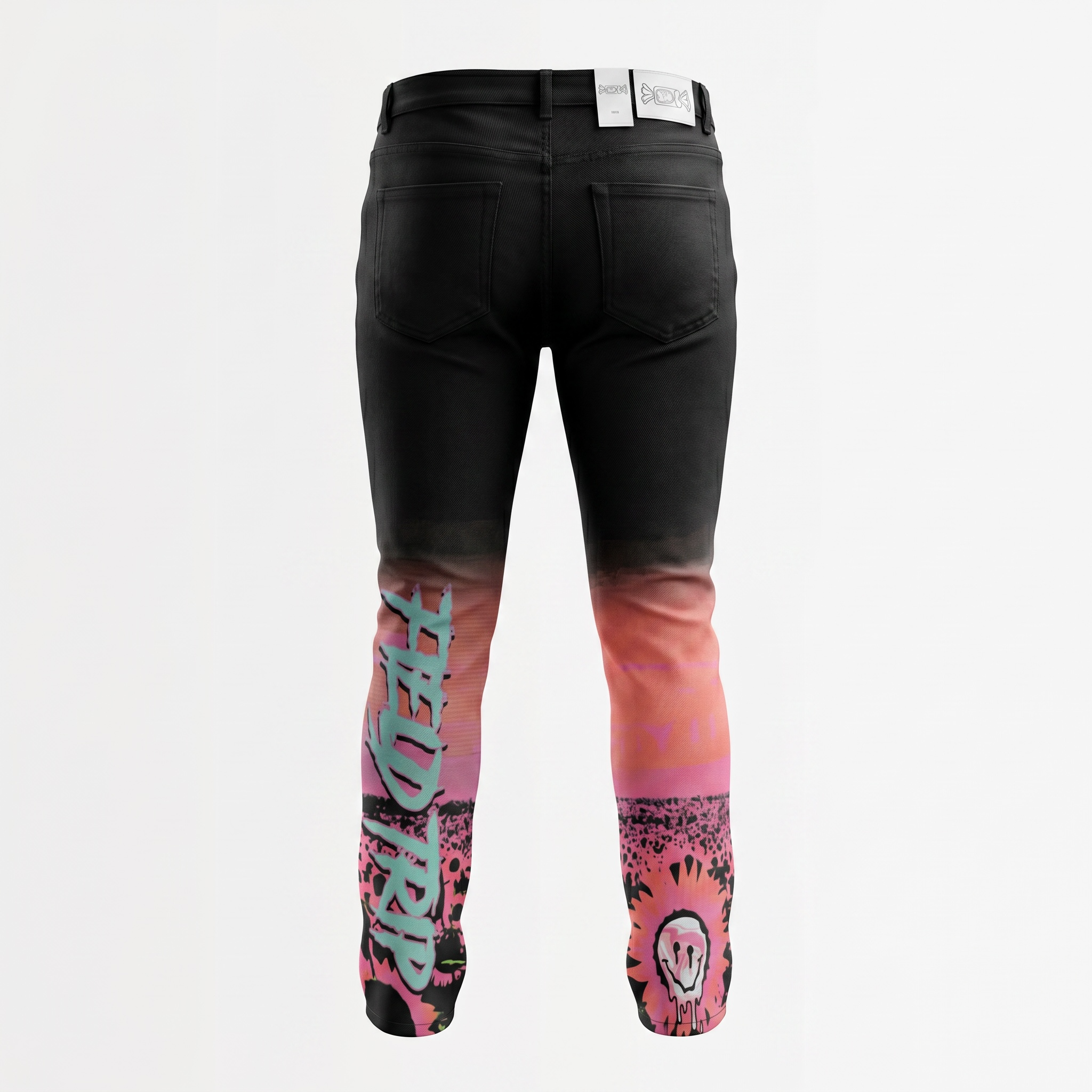 Sugarhill Gradient Jeans Pink
