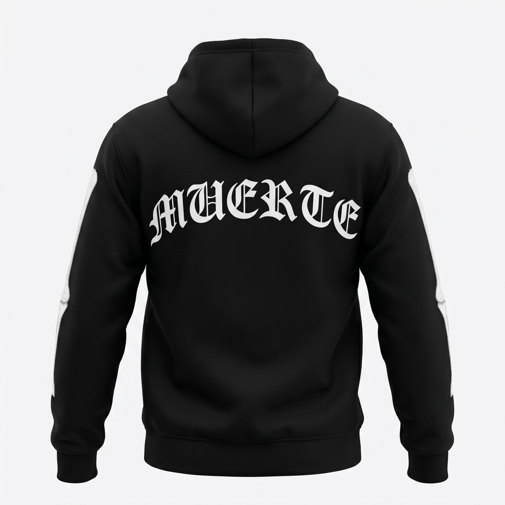 Hasta Muerte Skeleton Full-Zip Hoodie