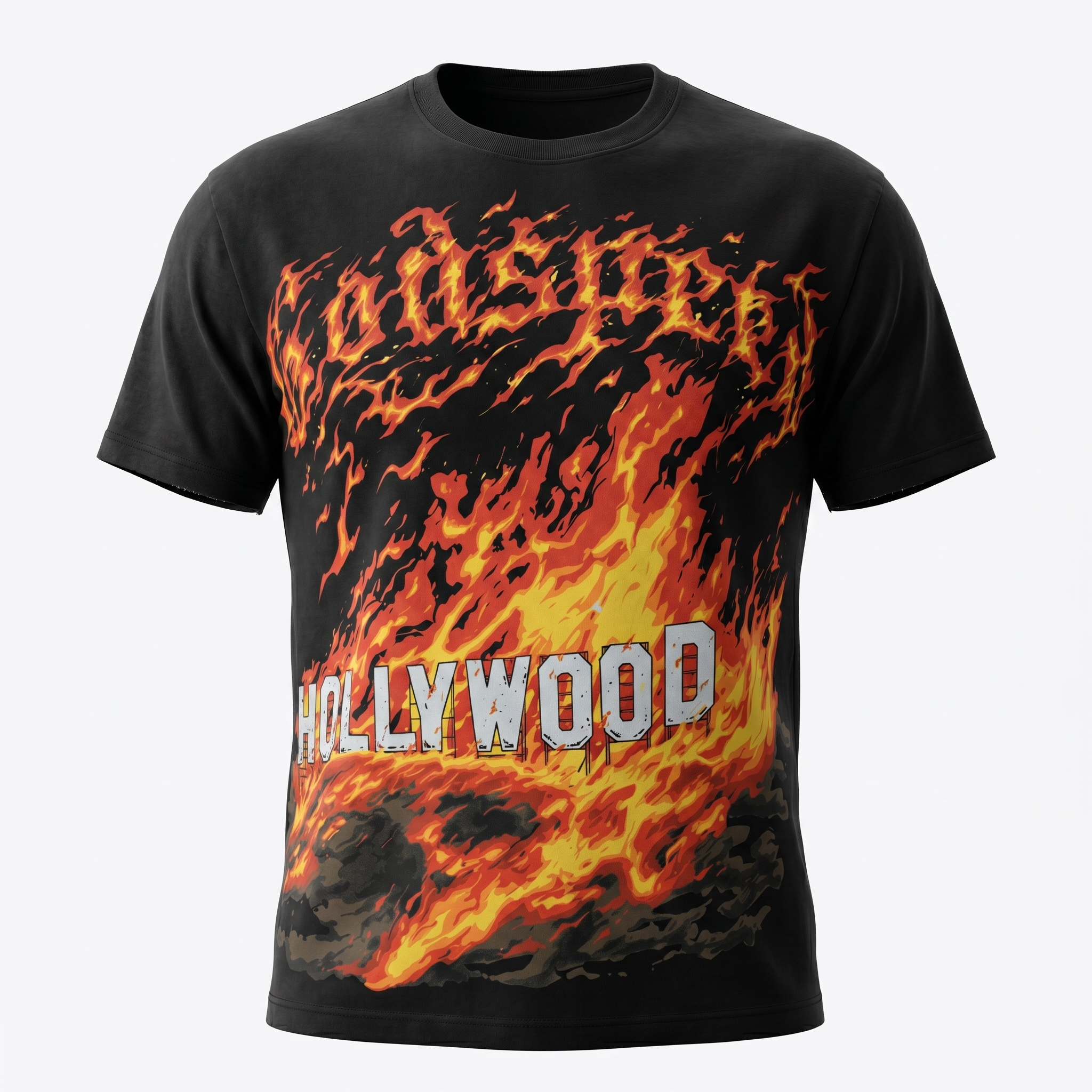Godspeed Hollywood Fire Tee Black