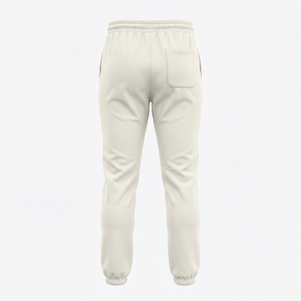 Emotionally Unavailable Logo Sweatpants (White)