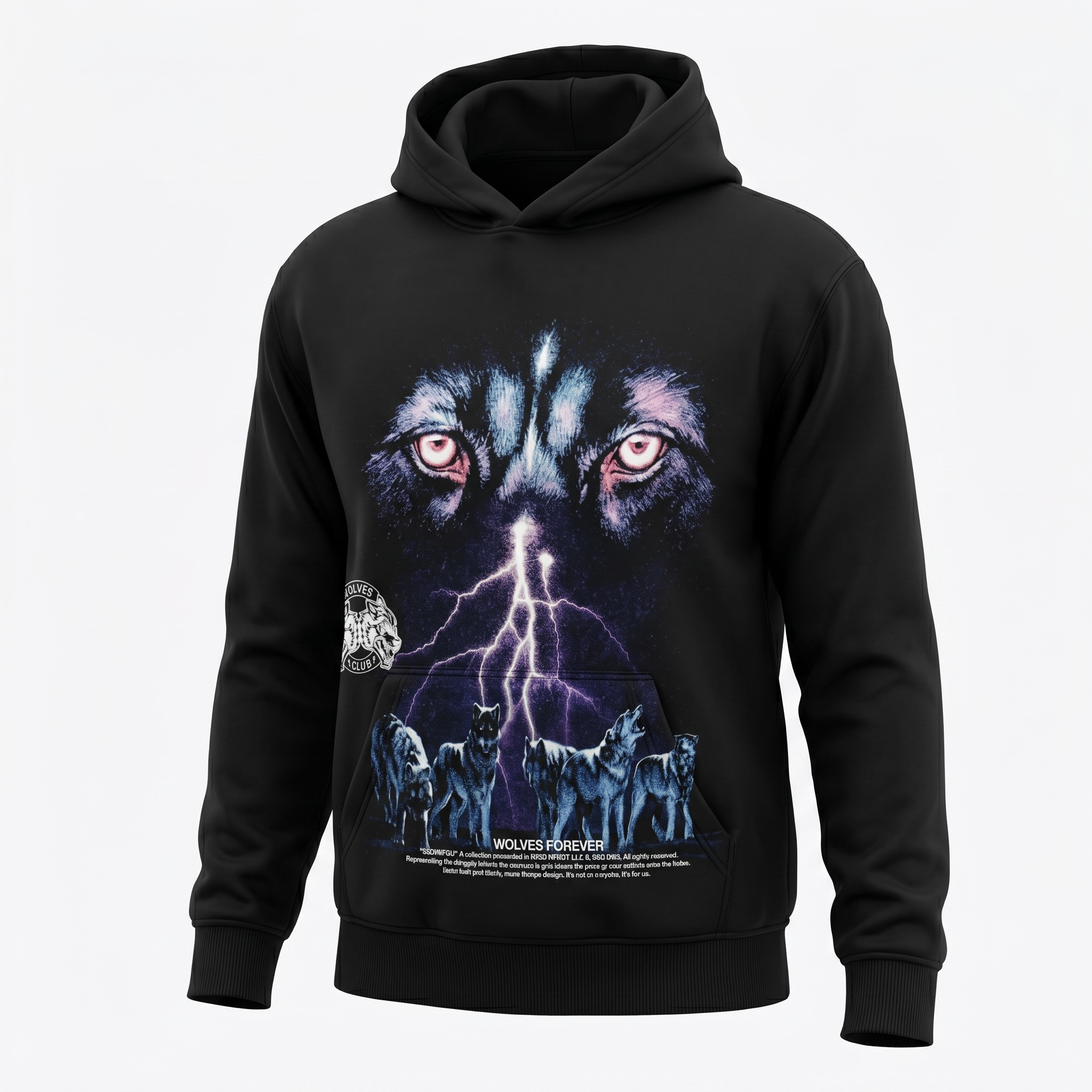 Darc Sport Wolves Forever Hoodie (1 of 1000)