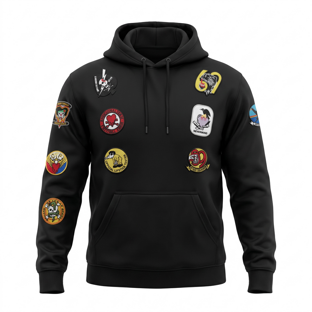 Emotionally Unavailable EU Patches Hoodie