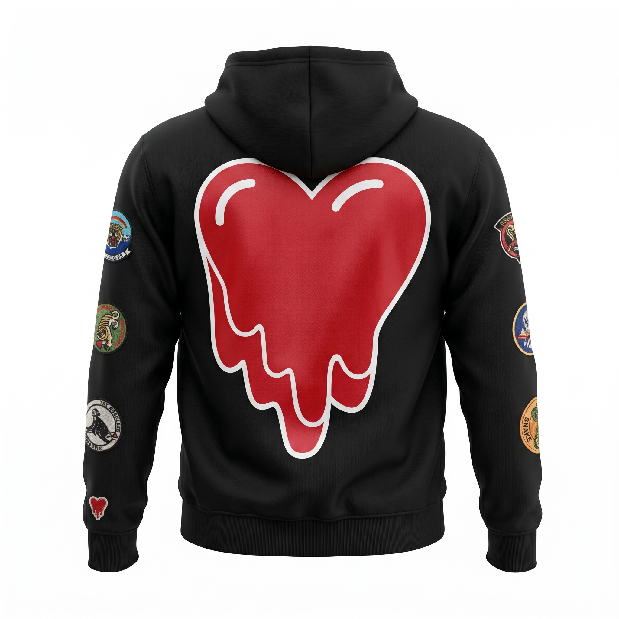 Emotionally Unavailable EU Patches Hoodie