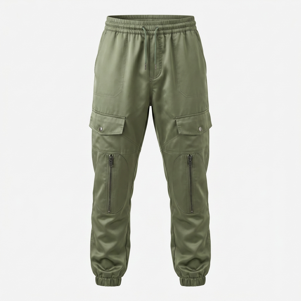 Rock & Caleb Green Cargo Jogger