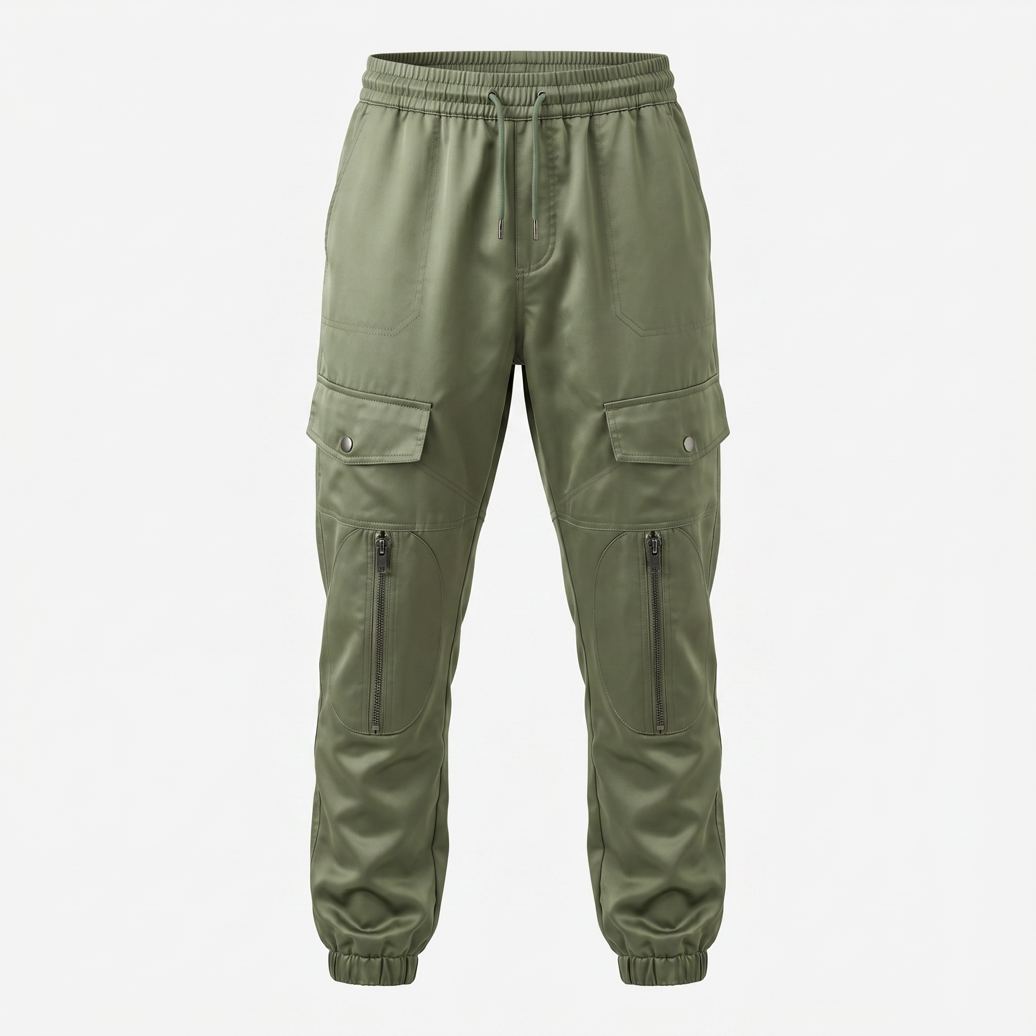 Rock & Caleb Green Cargo Jogger