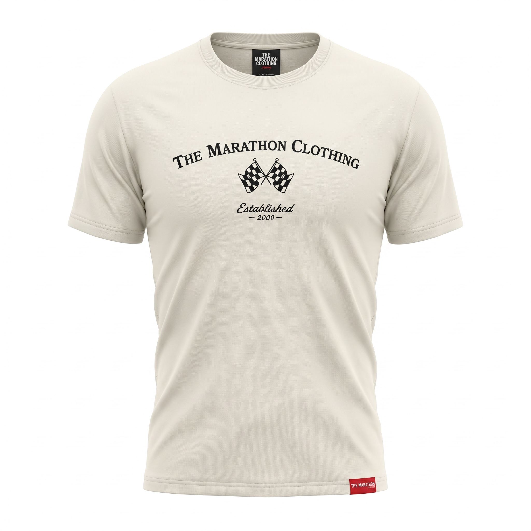 Marathon Cream Logo Tee