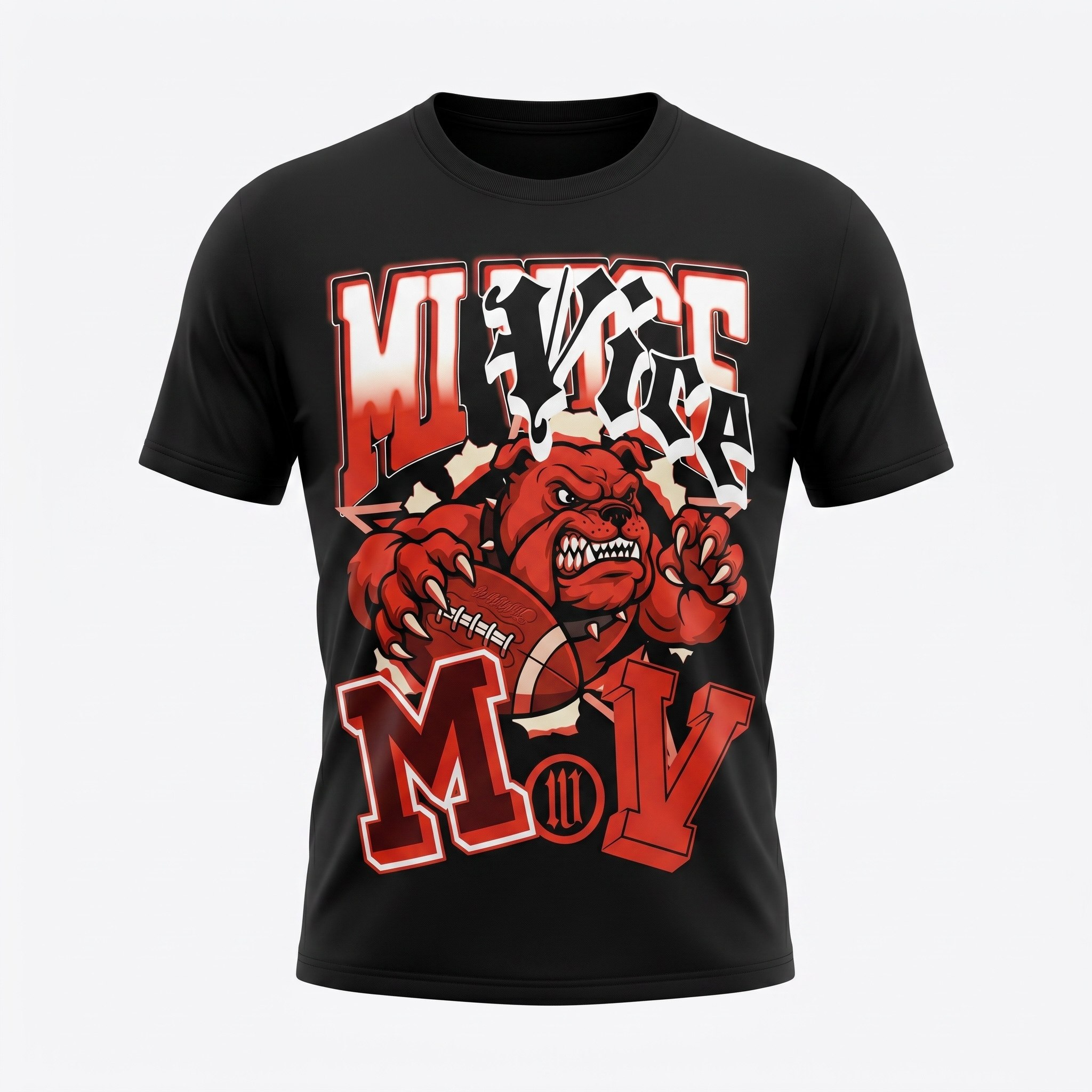 MI Vice Bulldog Varsity Tee